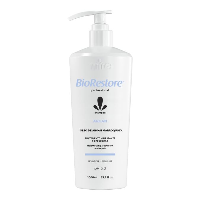 Biorestore - Shampoo Óleo de Argan Marroquino Profissional 1000ml